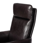 Featuring Wayland Sonoma Black Desk Chair by Four Hands at Amethyst Home. Pillowy knife-edge arms wrapped in black top-grain leather enhance the classic silhouette of this executive-sized desk chair. A polished aluminum swivel base features casters and height adjustability for added ease.
Overall Dimensions: 30.5" L x 29.0 " W x 42.0" H
Materials: Top Grai. Amethyst Home provides interior design, new home construction design consulting, vintage area rugs, and lighting in the Washington metro area.