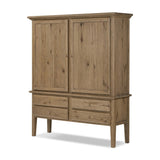 Featuring Whitman Worn Oak Cabinet by Four Hands at Amethyst Home. Crafted from worn oak for a found, heritage look, naturally beautiful cabinetry offers generous storage space by way of roomy shelving and four lower drawers.Overall Dimensions: 64.00"w x 19.00"d x 73.75"hWeight : 311.95 lbsMaterials: Solid Oak, Thick Oak Veneer. Amethyst Home provides interior design, new home construction design consulting, vintage area rugs, and lighting in the Kansas City metro area.