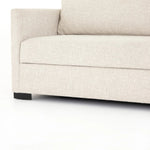 A simple, stylish silhouette redefines the classic sofa bed. With knife-edge pillows and high-performance upholstery, a discreetly concealed sleeper mechanism allows for one-step pullout with ultimate ease. Unfolded, sofa cushions form a comfortable Queen-size bed, ready to welcome overnight guests or make movie nights a little comfier. Amethyst Home provides interior design, new home construction design consulting, vintage area rugs, and lighting in the Calabasas metro area.