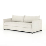 A simple, stylish silhouette redefines the classic sofa bed. With knife-edge pillows and high-performance upholstery, a discreetly concealed sleeper mechanism allows for one-step pullout with ultimate ease. Unfolded, sofa cushions form a comfortable Queen-size bed, ready to welcome overnight guests or make movie nights a little comfier. Amethyst Home provides interior design, new home construction design consulting, vintage area rugs, and lighting in the Park City metro area.