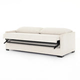 A simple, stylish silhouette redefines the classic sofa bed. With knife-edge pillows and high-performance upholstery, a discreetly concealed sleeper mechanism allows for one-step pullout with ultimate ease. Unfolded, sofa cushions form a comfortable Queen-size bed, ready to welcome overnight guests or make movie nights a little comfier. Amethyst Home provides interior design, new home construction design consulting, vintage area rugs, and lighting in the Portland metro area.