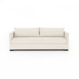 A simple, stylish silhouette redefines the classic sofa bed. With knife-edge pillows and high-performance upholstery, a discreetly concealed sleeper mechanism allows for one-step pullout with ultimate ease. Unfolded, sofa cushions form a comfortable Queen-size bed, ready to welcome overnight guests or make movie nights a little comfier. Amethyst Home provides interior design, new home construction design consulting, vintage area rugs, and lighting in the Winter Garden metro area.