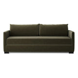 A simple, stylish silhouette redefines the classic sofa bed. With knife-edge pillows and high-performance upholstery, a discreetly concealed sleeper mechanism allows for one-step pullout with ultimate ease. Unfolded, sofa cushions form a comfortable full-size bed, ready to welcome overnight guests or make movie nights a little comfier. Amethyst Home provides interior design, new home construction design consulting, vintage area rugs, and lighting in the Monterey metro area.