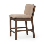Featuring Wilmington Alcala Fawn Counter Stool by Four Hands at Amethyst Home. Almond-finished parawood frames cushioned seating upholstered in high-performance fabric. Perfectly sized for the counter.Overall Dimensions: 20.00"w x 25.50"d x 37.00"hWeight : 24.69 lbsMaterials: 70% Polyester, 20% Viscose (Rayon), 10% Flax/Linen, Solid Oak, Top Grain Leather. Amethyst Home provides interior design, new home construction design consulting, vintage area rugs, and lighting in the Austin metro area.