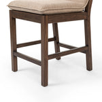 Featuring Wilmington Alcala Fawn Counter Stool by Four Hands at Amethyst Home. Almond-finished parawood frames cushioned seating upholstered in high-performance fabric. Perfectly sized for the counter.Overall Dimensions: 20.00"w x 25.50"d x 37.00"hWeight : 24.69 lbsMaterials: 70% Polyester, 20% Viscose (Rayon), 10% Flax/Linen, Solid Oak, Top Grain Leather. Amethyst Home provides interior design, new home construction design consulting, vintage area rugs, and lighting in the Houston metro area.