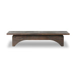 Smoked alder shapes a character-rich coffee table with Wabi Sabi vibes. Joinery pulls through stretchers, with groove detailing on legs, for an artisan feel Amethyst Home provides interior design, new home construction design consulting, vintage area rugs, and lighting in the Salt Lake City metro area.