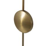 Slim and curved, a swan-neck arm supports a bell-shaped linen shade with brass boning, updating a traditional lighting look. This plug-in sconce design brings warm illumination to any space while discreet cord management keeps the look polished. Ideal for crafting warm, inviting reading corners or bedside ambiance Amethyst Home provides interior design, new home construction design consulting, vintage area rugs, and lighting in the Kansas City metro area.