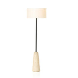 Featuring Wren Reactive White Glaze Floor Lamp by Four Hands at Amethyst Home. Paired with a slim, black-finished iron post, a tapered ceramic base is finished with a white reactive glaze, making each piece truly unique with subtle variations. An ivory linen shade keeps things looking light and airy.
Size: 20"w x 20"d x 64.00"hWeight : 19.16 lbsMaterial. Amethyst Home provides interior design, new home construction design consulting, vintage area rugs, and lighting in the Newport Beach metro area.