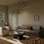 As fans of clean style at Amethyst, we love the designer inspired Yelena Sofa - Savoy Coffee. This item pairs well with other brands such as Verellen and is perfect for coastal homes Amethyst Home provides interior design, new home construction design consulting, vintage area rugs, and lighting in the Nashville metro area.