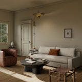 As lovers of organic modern aesthetics at Amethyst, we love the optimistic inspired Yelena Sofa - Savoy Parchment. This item pairs well with other brands such as Four Hands and is perfect for eclectic homes Amethyst Home provides interior design, new home construction design consulting, vintage area rugs, and lighting in the Kansas City metro area.