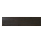 Store favorite table linens and serveware in an oak sideboard with a unique float-like appearance. A thick base doubles as bonus shelving, with inserted waterfall framing lifting up the full case. Finished in a smoked black to showcase gorgeous wood character. Amethyst Home provides interior design, new home construction design consulting, vintage area rugs, and lighting in the Charlotte metro area.