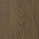 Sculptural angles define this expansive oak dining table, as angled cutouts play up a tapered base and top. Expandable design includes two leaves, easily extending from 77" to 94", for intimate gatherings and dinner parties alike Amethyst Home provides interior design, new home construction design consulting, vintage area rugs, and lighting in the Salt Lake City metro area.