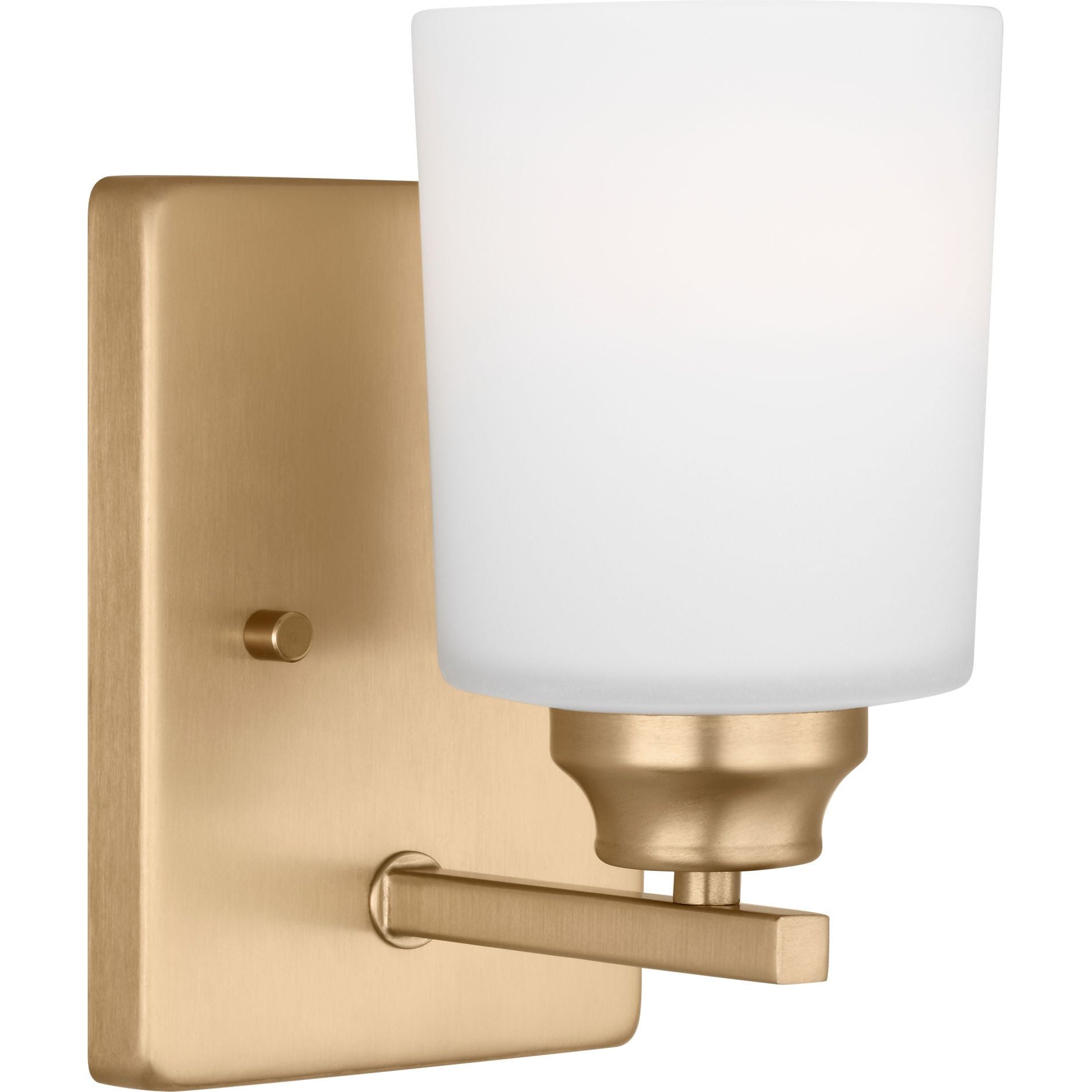 Satin Brass Bulb(s) Included