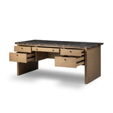 Garrison Desk - Drifted Oak Thin Veneer | shipping 01/25/2027