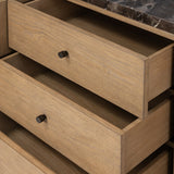 Garrison Media Console - Drifted Oak Thin Veneer | shipping 01/25/2027