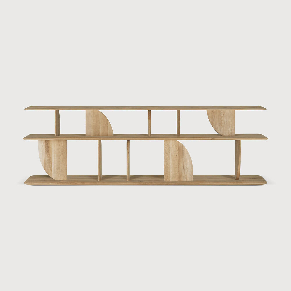 Geometric Oak Sofa Console | ready to ship!