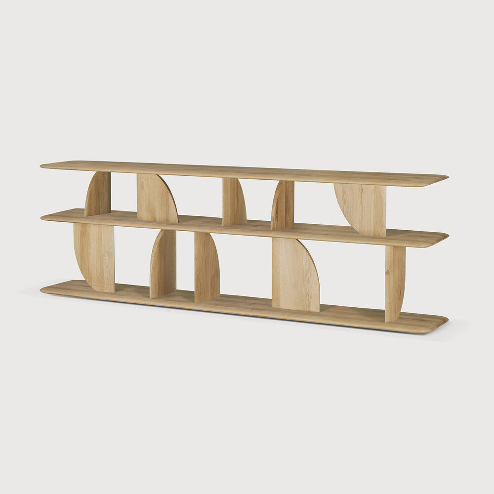 Featuring Geometric Oak Sofa Console by Ethnicraft at Amethyst Home. In the Geometric collection, shapes intersect in unexpected ways, creating playful contrasts with light and shadow at every angle. The Geometric console offers an eye-catching addition to an entry or hallway.

IIDA/HD Expo 2024 Product Design Awards – Winner – Casegoods and Freestanding Furniture category.
Weight : 1. Amethyst Home provides interior design, new construction, custom furniture, and area rugs in the Tampa metro area