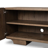 Giada Media Console - Grey Oak Veneer | shipping 01/25/2027