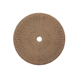Giles Outdoor Woven Umbrella Cover-Round - Stained Toasted Brown-FSC | shipping 10/10/2026