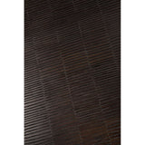 Grooves Coffee Table - Teak Off Black
