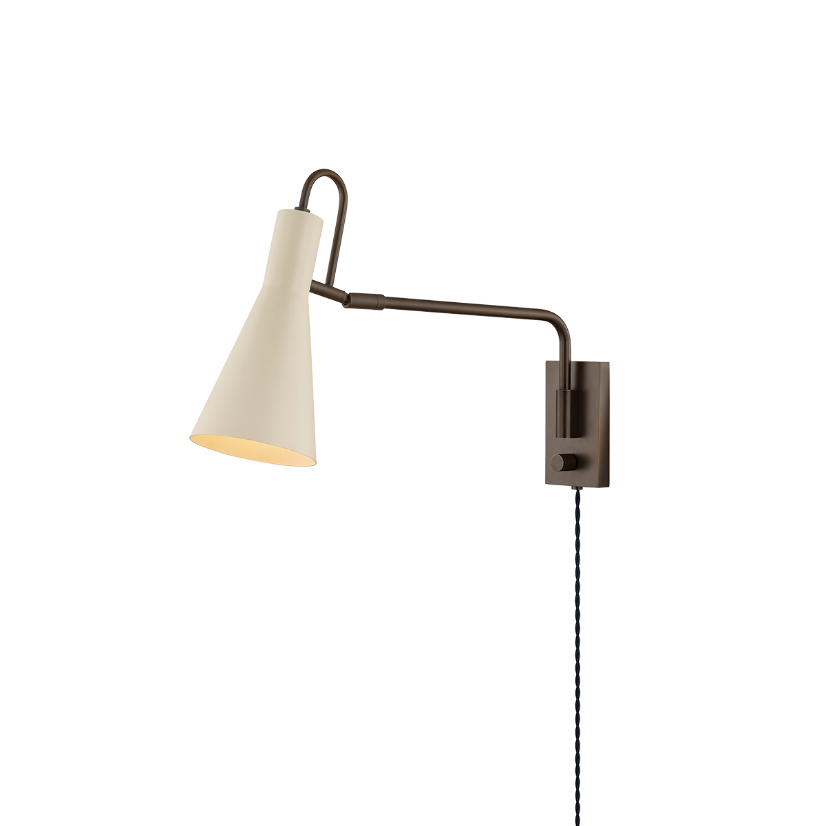 Yvette Wall Sconce - True Bronze/Soft Bisque | shipping 10/14/2025