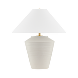 Rachie Table Lamp - Aged Brass/ Ceramic Whitewash Terracotta | ready to ship!