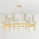 Combining soft materiality and refined form language, the Bridgeton family blends into both modern and classic interiors. Natural silk shades add depth and richness by adding texture to the framework. While the sconce is minimal and timeless, the two sizes of chandelier feature a unique twist on a ring silhouette. Amethyst Home provides interior design, new home construction design consulting, vintage area rugs, and lighting in the Omaha metro area.