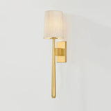 Combining soft materiality and refined form language, the Bridgeton family blends into both modern and classic interiors. Natural silk shades add depth and richness by adding texture to the framework. While the sconce is minimal and timeless, the two sizes of chandelier feature a unique twist on a ring silhouette. Amethyst Home provides interior design, new home construction design consulting, vintage area rugs, and lighting in the Boston metro area.
