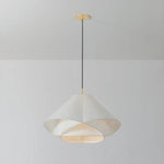 The dynamically layered design of the Edna pendant seeks to push the boundaries of what is possible with a handmade paper shade construction. Constructed as one piece, the shade is comprised of three identical pieces that intersect one another in a perfect geometric array. Amethyst Home provides interior design, new home construction design consulting, vintage area rugs, and lighting in the Miami metro area.