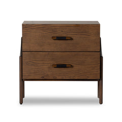 Dylan Leather Pull Nightstand | shipping 09/23/2025