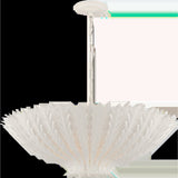 Featuring Hampton Grande Chandelier by Visual Comfort at Amethyst Home. The Hampton series by AERIN creates a lit-from-within effect as light streams past sculpted metal leaves. Cutting-edge design and traditional craftsmanship create an easy elegance and organic style. Showcasing an intricate, bowl-shaped silhouette, the Hampton brings a touch of nature and .  Amethyst Home provides interior design, new home construction design consulting, vintage area rugs, and lighting in the Dallas metro area.