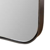 Hamza Floor Mirror - Dark Antique Iron | shipping 11/15/2026