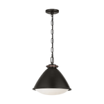Featuring Hayward Medium Pendant Aged Iron by Visual Comfort at Amethyst Home. Introducing the Hayward Medium Pendant, crafted with aged iron and designed to elevate any space. Its sleek and sophisticated pendant design adds a touch of luxury to your home. Light up your room with this elegant piece, perfect for creating an exclusive, refined ambiance.
Overall Dimensions: 13" L x 1. Amethyst Home provides interior design, new construction, custom furniture, and area rugs in the San Diego metro area