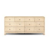 Hollis 8 Drawer Dresser - Natural Fleck Raffia | shipping 10/10/2026