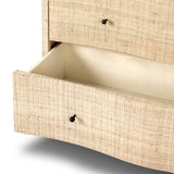 Hollis 8 Drawer Dresser - Natural Fleck Raffia | shipping 10/10/2026
