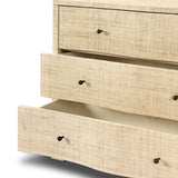 Hollis Nightstand - Natural Fleck Raffia | shipping 09/25/2026