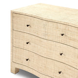 Hollis Nightstand - Natural Fleck Raffia | shipping 09/25/2026