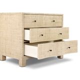 Hollis Nightstand - Natural Fleck Raffia | shipping 09/25/2026