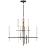 Featuring Fay 32" Chandelier by Visual Comfort at Amethyst Home. Experience the elegance of our Fay Chandelier. Made with precision and fine craftsmanship, this chandelier will elevate any room with its stunning design. Perfect for creating a sophisticated and luxurious atmosphere.
Overall Dimensions: 32" L x 32" W x 27.25" HWeight: 14 lbs..  Amethyst Home provides interior design, new home construction design consulting, vintage area rugs, and lighting in the San Diego metro area.