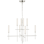 Featuring Fay 32" Chandelier by Visual Comfort at Amethyst Home. Experience the elegance of our Fay Chandelier. Made with precision and fine craftsmanship, this chandelier will elevate any room with its stunning design. Perfect for creating a sophisticated and luxurious atmosphere.
Overall Dimensions: 32" L x 32" W x 27.25" HWeight: 14 lbs..  Amethyst Home provides interior design, new home construction design consulting, vintage area rugs, and lighting in the Salt Lake City metro area.