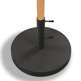 Baska Outdoor Round Umbrella - Fine Sanded Teak-Fsc / Ibiza Mole - Ibiza Mole