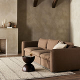 Featuring Ingel Antwerp Cafe 3-Piece Sectional by Four Hands at Amethyst Home. Inflated, pillow-inspired cushioning all around brings cozy comfort to the room. High-performance linen offers the best of both worlds on this plush and welcoming sectional.  Inflated arms, feather-fiber blend cushioning and a soft, durable linen fabric make this spacious sectional a smart solution for t. Amethyst Home provides interior design, new construction, custom furniture, and area rugs in the Monterey metro area