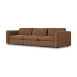 Featuring Ingel Antwerp Cafe 3-Piece Sectional by Four Hands at Amethyst Home. Inflated, pillow-inspired cushioning all around brings cozy comfort to the room. High-performance linen offers the best of both worlds on this plush and welcoming sectional.  Inflated arms, feather-fiber blend cushioning and a soft, durable linen fabric make this spacious sectional a smart solution for th. Amethyst Home provides interior design, new construction, custom furniture, and area rugs in the Seattle metro area