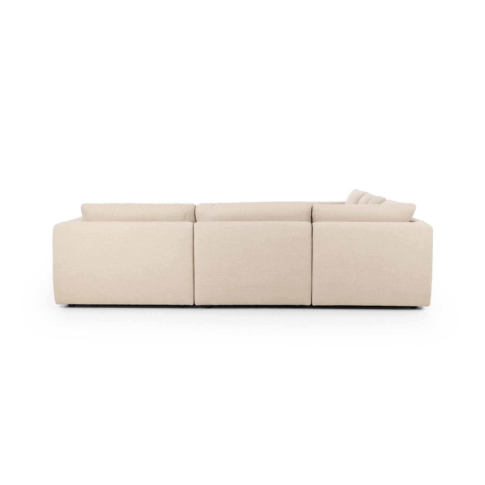 Featuring Ingel Antwerp Taupe 5-Piece Sectional by Four Hands at Amethyst Home. Experience luxurious comfort and style with the Ingel Antwerp Taupe 5-Piece Sectional. This sectional offers a spacious and versatile seating option, perfect for entertaining guests or relaxing with family. With its modern design and high-quality construction, this sectional is sure to elevate any livi. Amethyst Home provides interior design, new construction, custom furniture, and area rugs in the Charlotte metro area