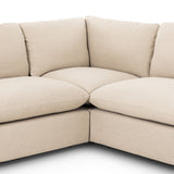 Featuring Ingel Antwerp Taupe 5-Piece Sectional by Four Hands at Amethyst Home. Experience luxurious comfort and style with the Ingel Antwerp Taupe 5-Piece Sectional. This sectional offers a spacious and versatile seating option, perfect for entertaining guests or relaxing with family. With its modern design and high-quality construction, this sectional is sure to elevate any livin. Amethyst Home provides interior design, new construction, custom furniture, and area rugs in the Monterey metro area