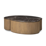 Ingrid Coffee Table - Warm Grey Marble | shipping 09/10/2026