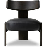 Issa Carson Black Accent Chair  Four Hands