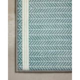 Chris Loves Julia x Loloi Marvin Blue / Ivory Rug
