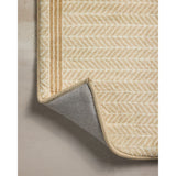 Chris Loves Julia x Loloi Marvin Wheat / Ivory Rug