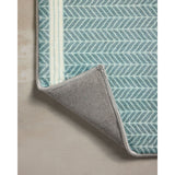 Chris Loves Julia x Loloi Marvin Blue / Ivory Rug